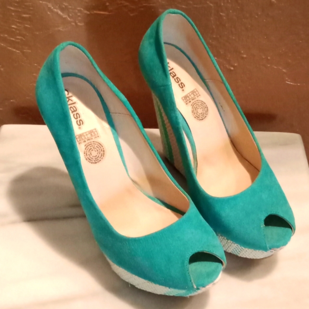 NWOT Class Wedge Heels